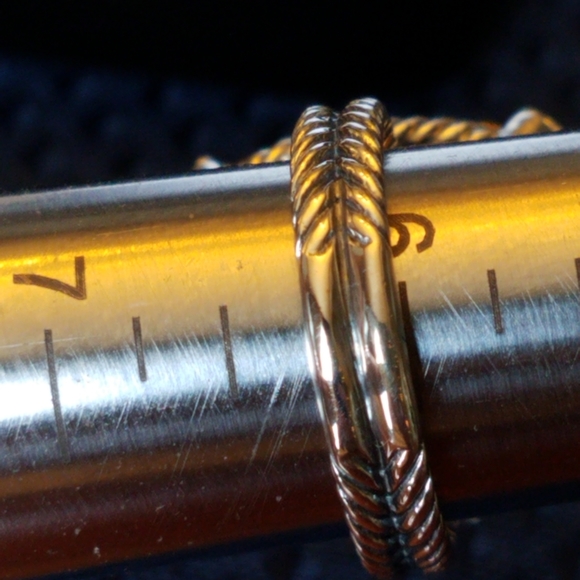 SOLD@! David Yurman 20mm Lemon Citrine and Diam - Picture 6 of 12